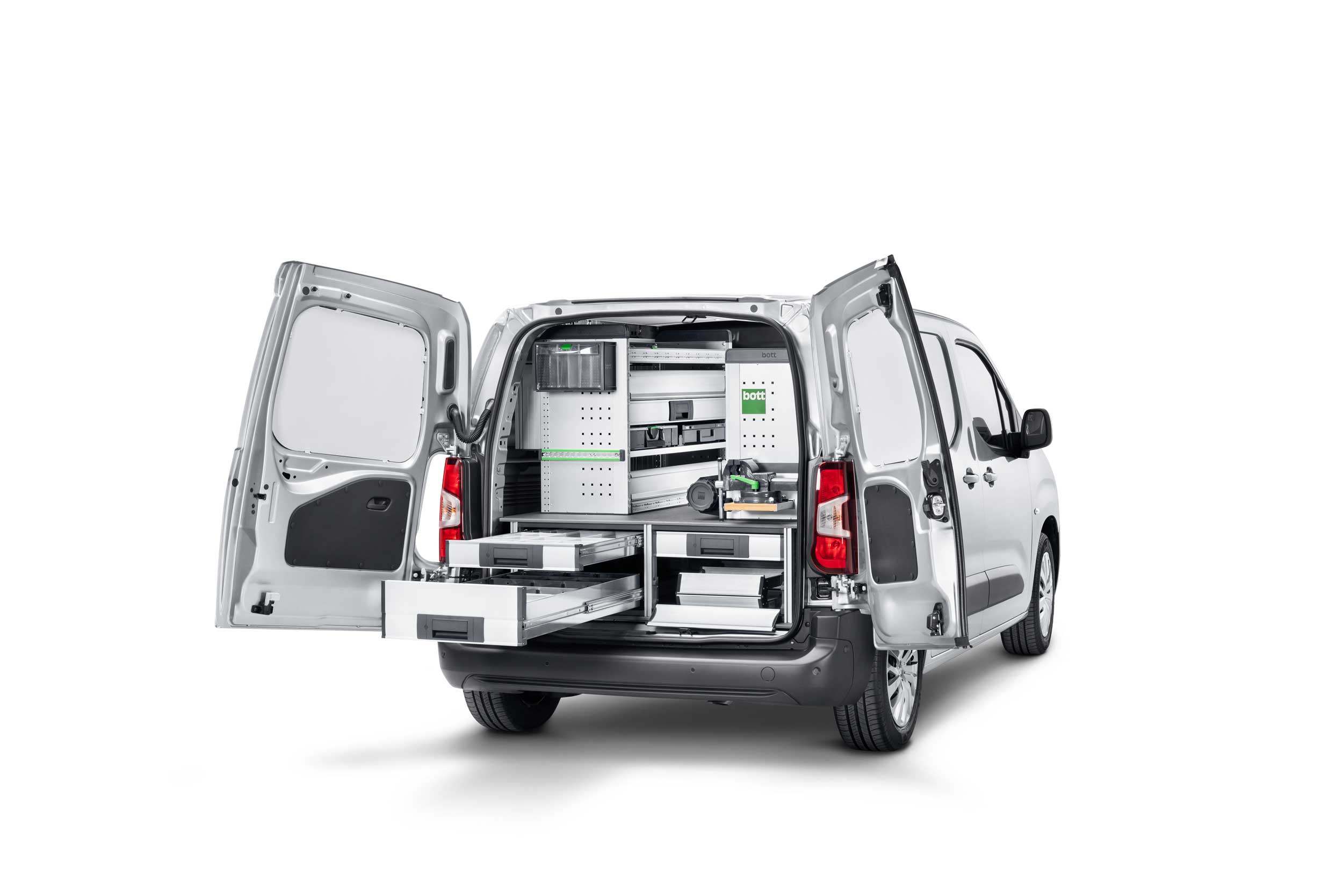 van racking for small vans: Load securing for small vans