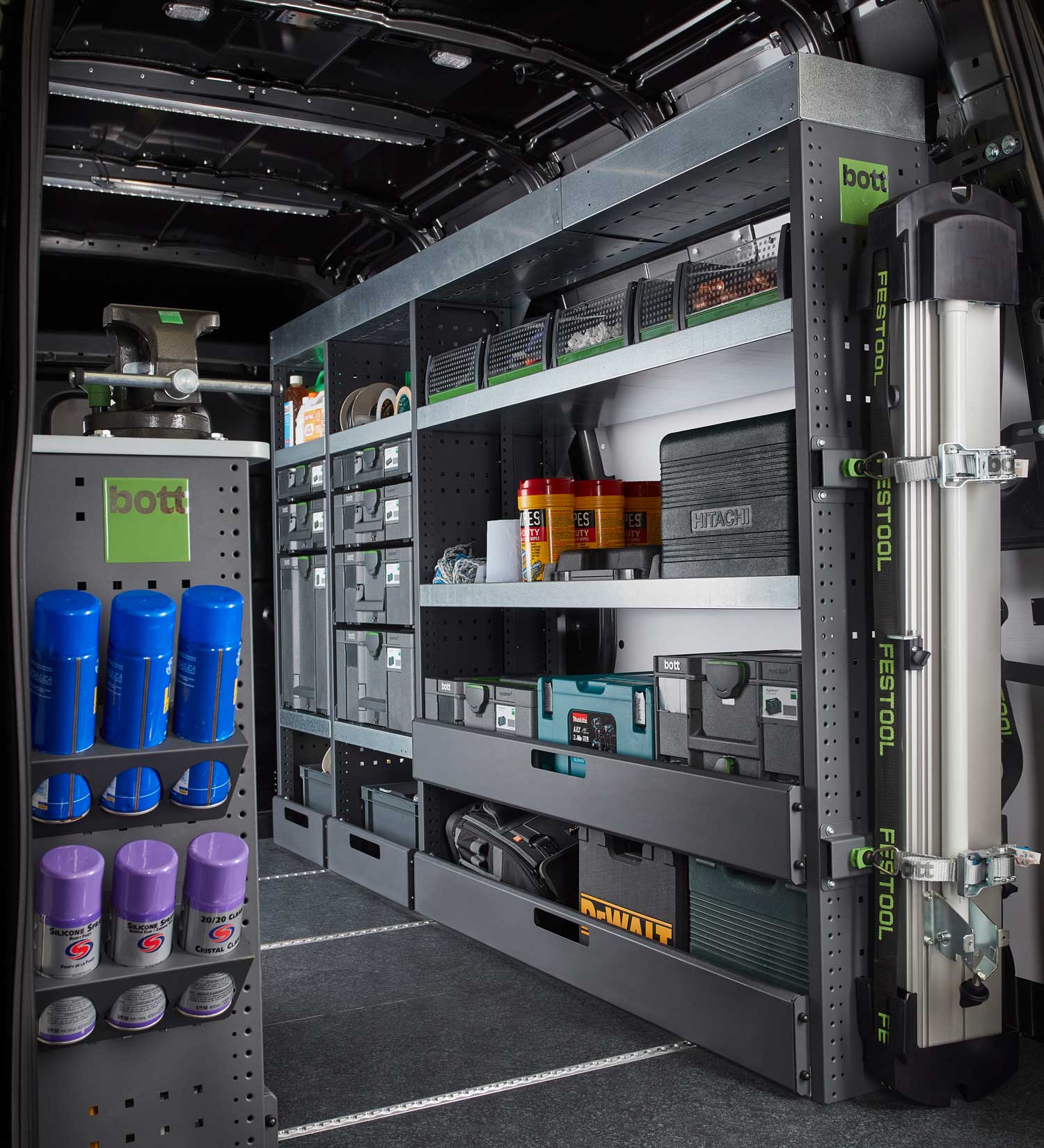 Organising small parts in bott uno3 in-vehicle equipment